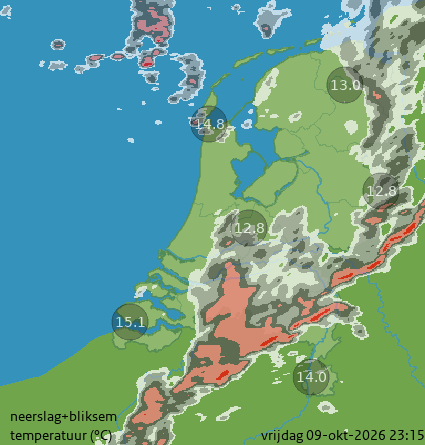 KNMI Neerslagradar